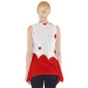 Heart Shape Background Love Side Drop Tank Tunic View2