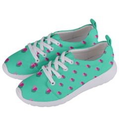 Love Heart Set Seamless Pattern Women s Lightweight Sports Shoes