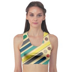 Background Vintage Desktop Color Sports Bra