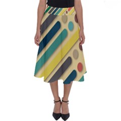 Background Vintage Desktop Color Perfect Length Midi Skirt