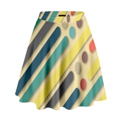 Background Vintage Desktop Color High Waist Skirt