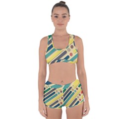 Background Vintage Desktop Color Racerback Boyleg Bikini Set