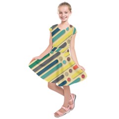 Background Vintage Desktop Color Kids  Short Sleeve Dress