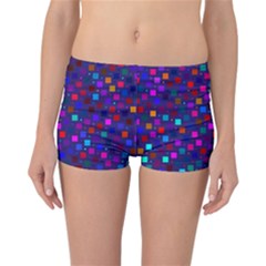 Squares Square Background Abstract Reversible Boyleg Bikini Bottoms