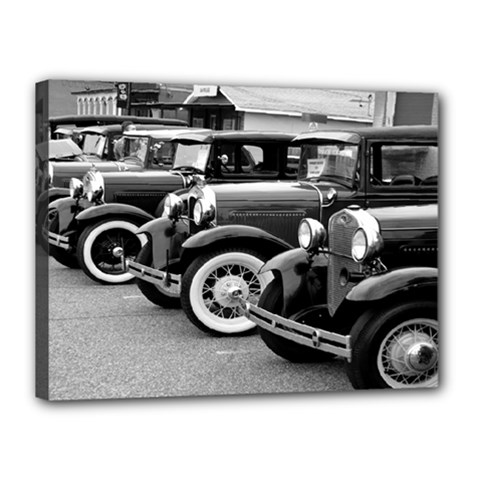 Vehicle Car Transportation Vintage Canvas 16  X 12  by Nexatart