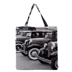 Vehicle Car Transportation Vintage Grocery Tote Bag by Nexatart