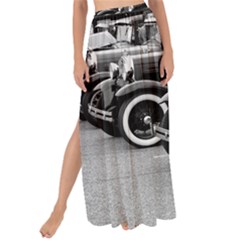 Vehicle Car Transportation Vintage Maxi Chiffon Tie-up Sarong by Nexatart