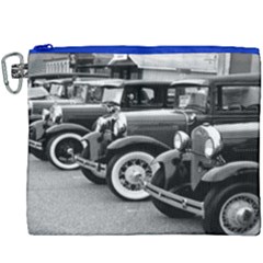 Vehicle Car Transportation Vintage Canvas Cosmetic Bag (xxxl) by Nexatart