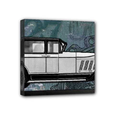 Vintage Car Automobile Auburn Mini Canvas 4  x 4 