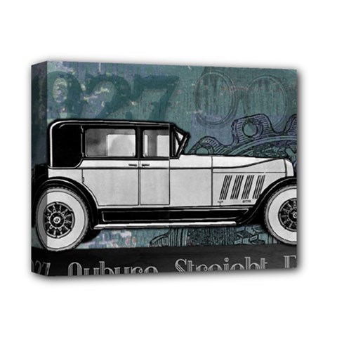 Vintage Car Automobile Auburn Deluxe Canvas 14  x 11 