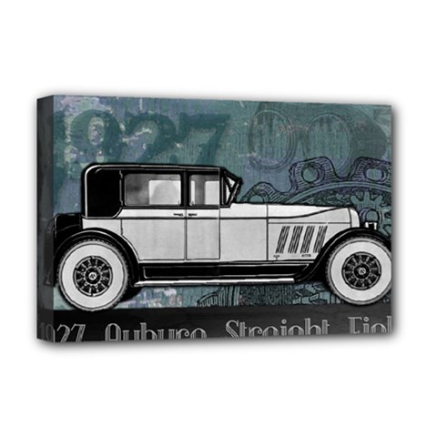 Vintage Car Automobile Auburn Deluxe Canvas 18  x 12  