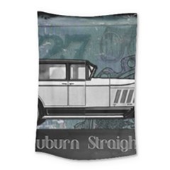 Vintage Car Automobile Auburn Small Tapestry by Nexatart