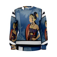 Java Indonesia Girl Headpiece Women s Sweatshirt by Nexatart