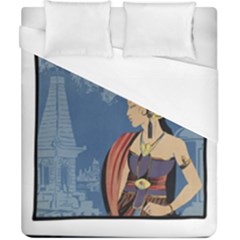 Java Indonesia Girl Headpiece Duvet Cover (california King Size) by Nexatart