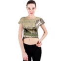 Train Vintage Tracks Travel Old Crew Neck Crop Top View1