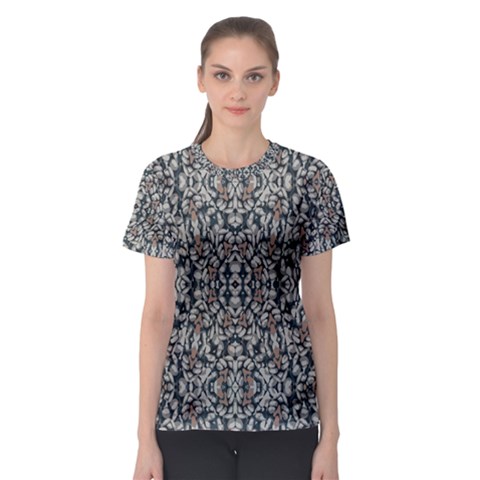 Ornate Pattern Mosaic Women s Sport Mesh Tee by dflcprints