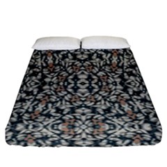 Ornate Pattern Mosaic Fitted Sheet (king Size) by dflcprints