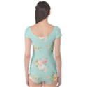Mint,shabby chic,floral,pink,vintage,girly,cute Boyleg Leotard  View2