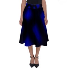 Abstract Plaid Perfect Length Midi Skirt