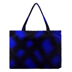 Abstract Plaid Medium Tote Bag