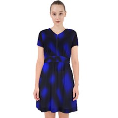 Abstract Plaid Adorable in Chiffon Dress