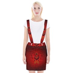 Wonderful Hearts, Kisses Braces Suspender Skirt