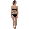 Modern Abtract Linear Design Wrap Around Bikini Set View2