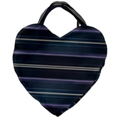 Modern Abtract Linear Design Giant Heart Shaped Tote by dflcprints