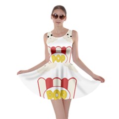 Cute Kawaii Popcorn Skater Dress by Valentinaart