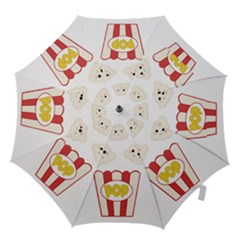 Cute Kawaii Popcorn Hook Handle Umbrellas (large) by Valentinaart