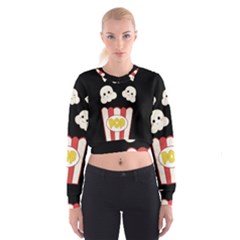 Cute Kawaii Popcorn Cropped Sweatshirt