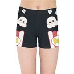 Cute Kawaii Popcorn Kids Sports Shorts