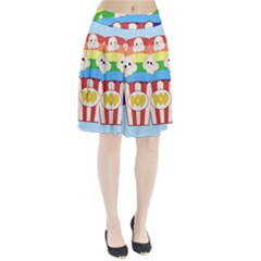 Cute Kawaii Popcorn Pleated Skirt