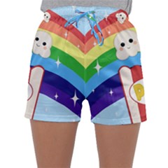 Cute Kawaii Popcorn Sleepwear Shorts