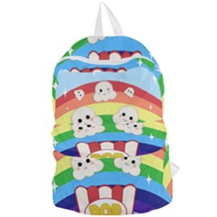 Cute Kawaii Popcorn Foldable Lightweight Backpack by Valentinaart