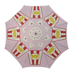 Cute Kawaii Popcorn Golf Umbrellas by Valentinaart