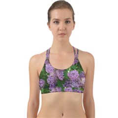 Lilacs 2 Back Web Sports Bra by dawnsiegler