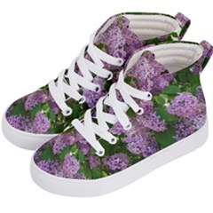 Lilacs 2 Kid s Hi-top Skate Sneakers by dawnsiegler