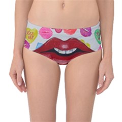 Aahhhh Candy Mid-waist Bikini Bottoms by dawnsiegler