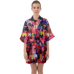 Scotties Quarter Sleeve Kimono Robe by dawnsiegler