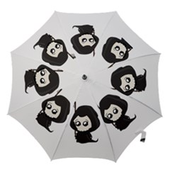 Cute Grim Reaper Hook Handle Umbrellas (medium) by Valentinaart