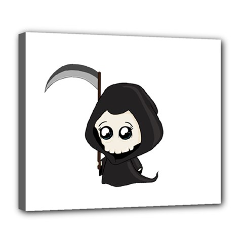 Cute Grim Reaper Deluxe Canvas 24  X 20  