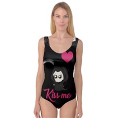 Cute Grim Reaper Princess Tank Leotard  by Valentinaart