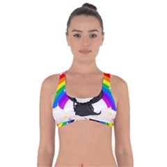 Cute Grim Reaper Got No Strings Sports Bra by Valentinaart