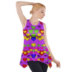 I Love This Lovely Hearty One Side Drop Tank Tunic by pepitasart