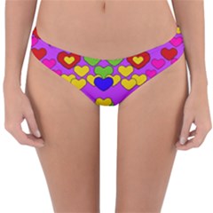 I Love This Lovely Hearty One Reversible Hipster Bikini Bottoms by pepitasart