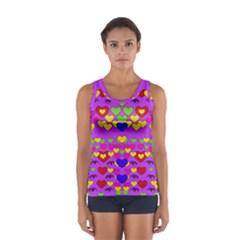 I Love This Lovely Hearty One Sport Tank Top  by pepitasart