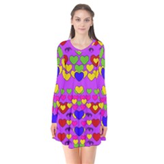 I Love This Lovely Hearty One Flare Dress by pepitasart