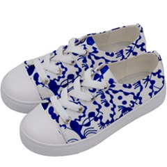 Dna Square  Stairway Kids  Low Top Canvas Sneakers by MRTACPANS