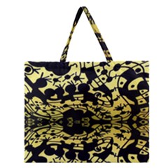 Dna Diluted Zipper Large Tote Bag